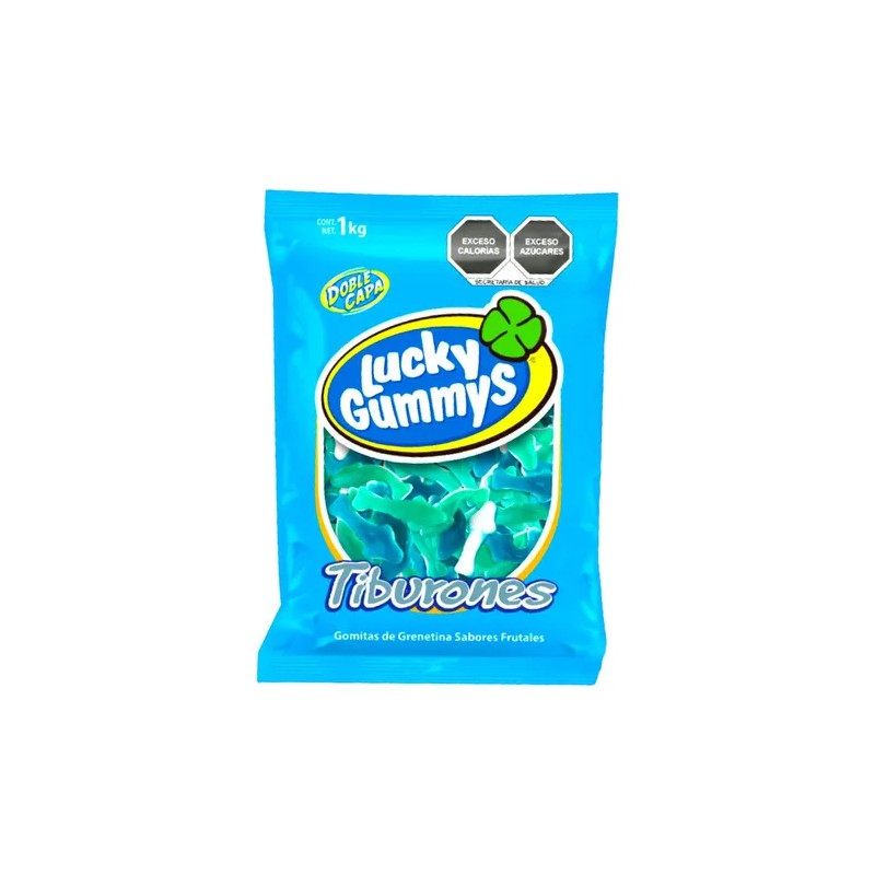Lucky Gummys Gomitas En Forma De Tiburon Bolsa De 1