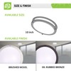 ASD 10" LED Flush Mount Ceiling Light, 3 CCT 3000/4000/5000K