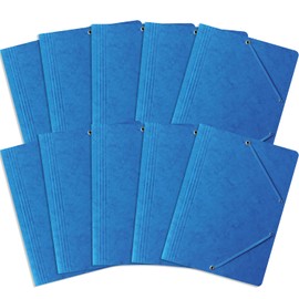 A4 Bantex A4 Rubber Portfolio Folder - Blue (Pack of 10)