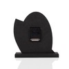 Kreative Feder Silver Dome Designer Wooden Desk Clock in Modern