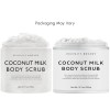 Brooklyn Botany Coconut Milk Exfoliating Salt Scrub Anti Aging Body