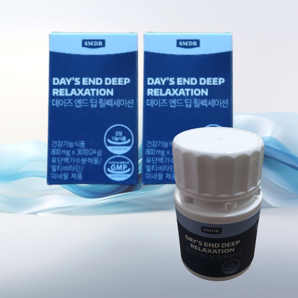 Days End Deep Relaxation 800mg 30+30 tablets Sleep nutritional supplement for when you can’t sleep / 데이즈 엔드 딥 릴렉세이션 800mg 30+30정 수면 잠안올때 영양제
