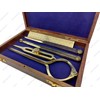 Proportional Divider Set of 5, Full Brass dividers with Executive