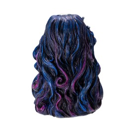 Pacific Giftware Day of The Dead Senorita Backflow Incense Burner Cascading Smoke Skeleton Senorita with Flowing Hair Design Home Decor 6" Tall