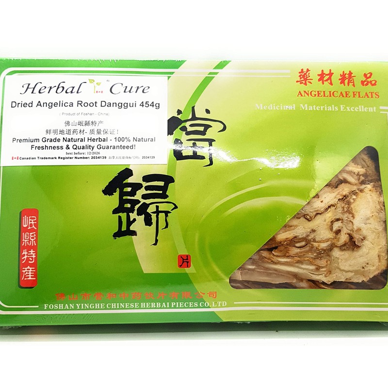 Dong Guai Danggui Angelica Root Sliced 454g - Natural Vegan