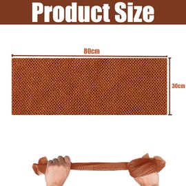 Enlarged African Net Sponge 2PCS, African Exfoliating Net 2 in 1 Body Shower Scrubber Nylon Back Scrubber Exfoliating Bath African Sponge Skin Smoother for Daily Use