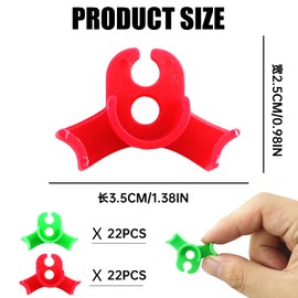 Pack of 44 Plant Benders Lst Clips Plant Clips 90 Degree Low Stress Training Clips Plant Trainer for Low Load Plant Clips for Bending Plant Stems Changing the Growth Direction