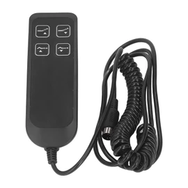 Power Recliner Switch, 4 Button Electric Hand Control Handset with 5 Pin, Durable Simple Operation Sofa Controller Switch for Cabinet, Folding Bed, Folding Bar, Lift Table
