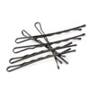 200 HAIRGRIPS TRIPLE WAVE BLACK hair grips clips SALON SLIDES