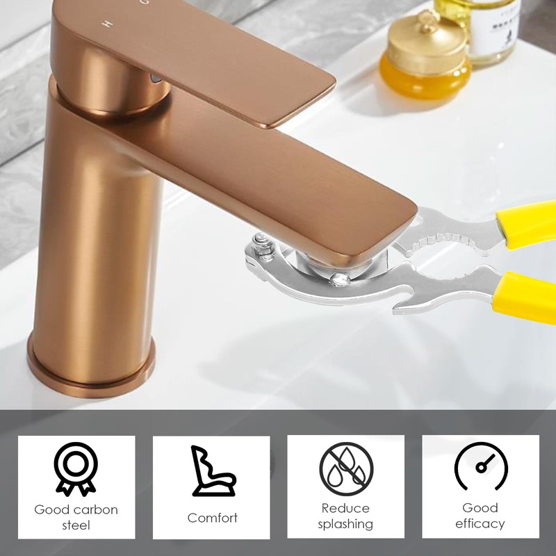 12Pcs Carbon Steel Faucet Aerator Removal Wrench Reduce Splash Faucet