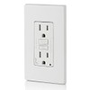 Leviton Dual-Function AFCI/GFCI Outlet, 15 Amp, Self Test, Tamper-Resistant with