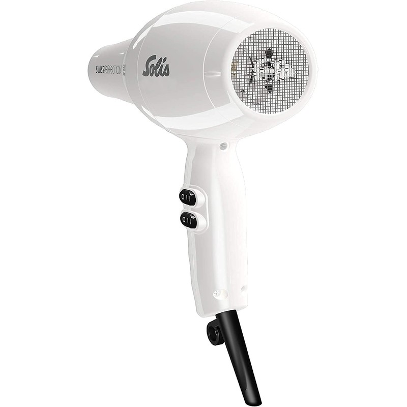 Solis Swiss Perfection Professional Hairdryer, Hair-Friendly 77°C Wind, ION Technology,