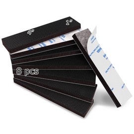 Rectangle Non Slip Furniture Pads 8 Pieces 1x4 inch, Anti Slip Rubber Furniture Pads, Furniture Grippers for Hardwood Floors, Rubber Furniture Feet, Furniture Stoppers to Prevent Sliding