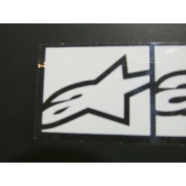 Factory ONE White Alpinestars Tech 3 5 7 10 Boots Racing Decal Sticker