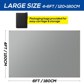 PAWBOSE 4x6ft Welding Blanket, Silicone Coated Fiberglass Fire Blanket for Welding & Cutting - Heavy Duty Fireproof Protection with Storage/Carry Bag for Indoor & Outdoor Use