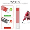 12Pcs 2.8 mm Pencil Replacement Refills, Refills for Carpenters Mark