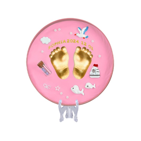 You&Min Baby Footprint Kit, Baby Foot and Hand Print Kit,