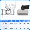ChillWaves Brass Mini Ball Valve, Shut Off Switch Ball Valve