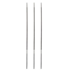 HARFINGTON 3pcs Chainsaw File, 9/64"(3.5mm) Round Sharpening Hand Files Tool with Spiral Cut for Chain Chainsaw Sharpening, Grinding