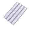 Pack of 4 Plastic Rulers with Handle, 20 cm/8 Inch