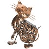 Metal Scroll Cat Solar Light