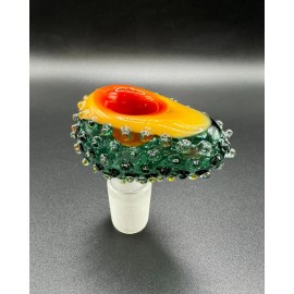 Unbranded 18mm Green Avocado Bowl Piece Slide Male Unique Textured Replacement