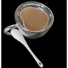 5 Inch White Ceramic Coffee Spoon with Long handle, Small