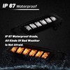 PGTOPONE Switchback White/Amber LED Front Side Marker Headlight Daytime Running