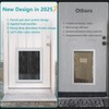 Large Dog Door, Energy Efficient French Doggy Door with Aluminum