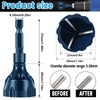 Hakkin 2Pcs Tungsten Carbide Deburring External Chamfer Tool 1/8"-3/4"(3mm-20mm), Deburring