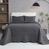 EVENHUG Oversized King Quilt California King Size Lightweight Bedding Set
