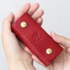 Polcolosso Double Hook Key Case, Original Tochigi Leather, Made in