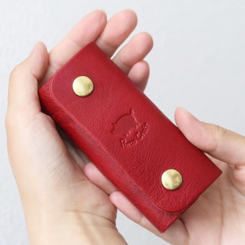 Polcolosso Double Hook Key Case, Original Tochigi Leather, Made in