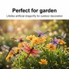 12PCS 3D Artificial Dragonfly Clips – Durable TPR/PVC Hanging Ornaments