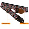 Adjustable Guitar Strap,Comfortable and durable Jacquard Embroidery Cotton Guitar Straps