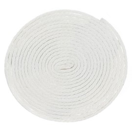 Golberg Solid Braid Poly Cotton Rope – (3/8 Inch x 10 Feet, White)