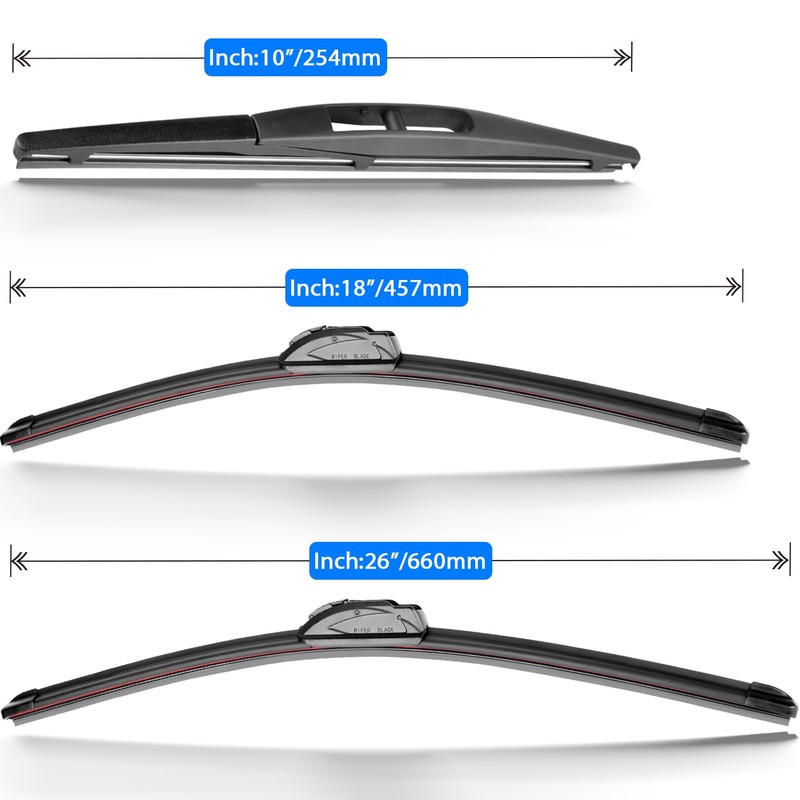 RAINTOK Windshield Wiper Blades Replacement for Honda HRV HR-V 2016
