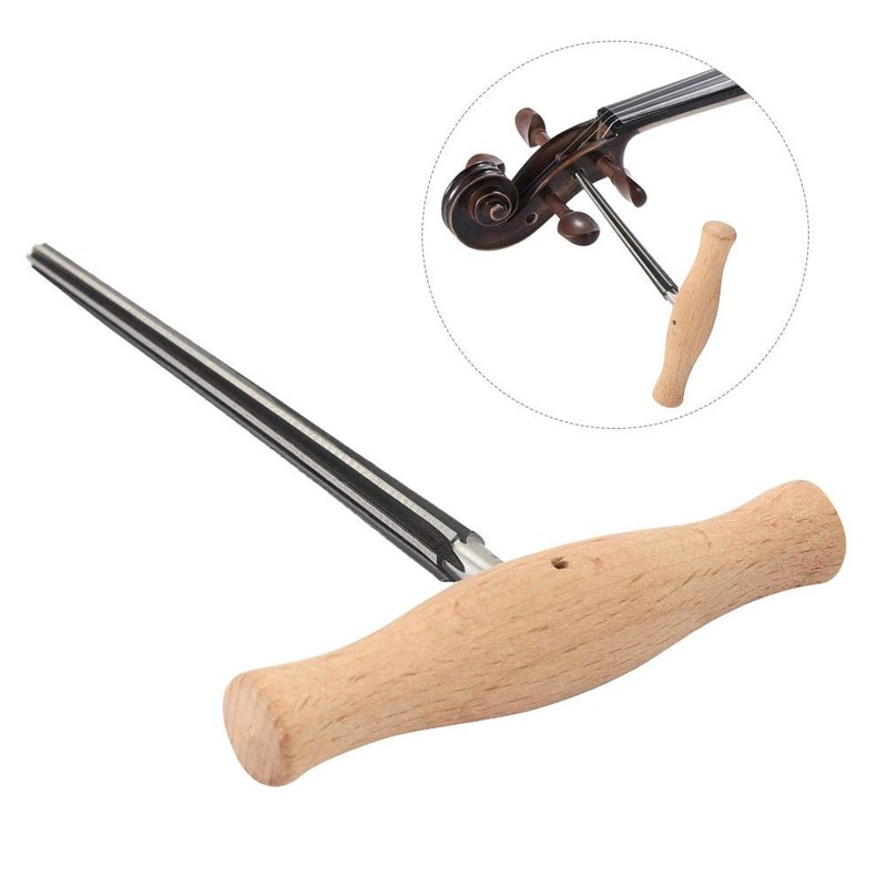 RiToEasysports Violin Reamer 1:30 Conical with Wooden Handle for 3/4