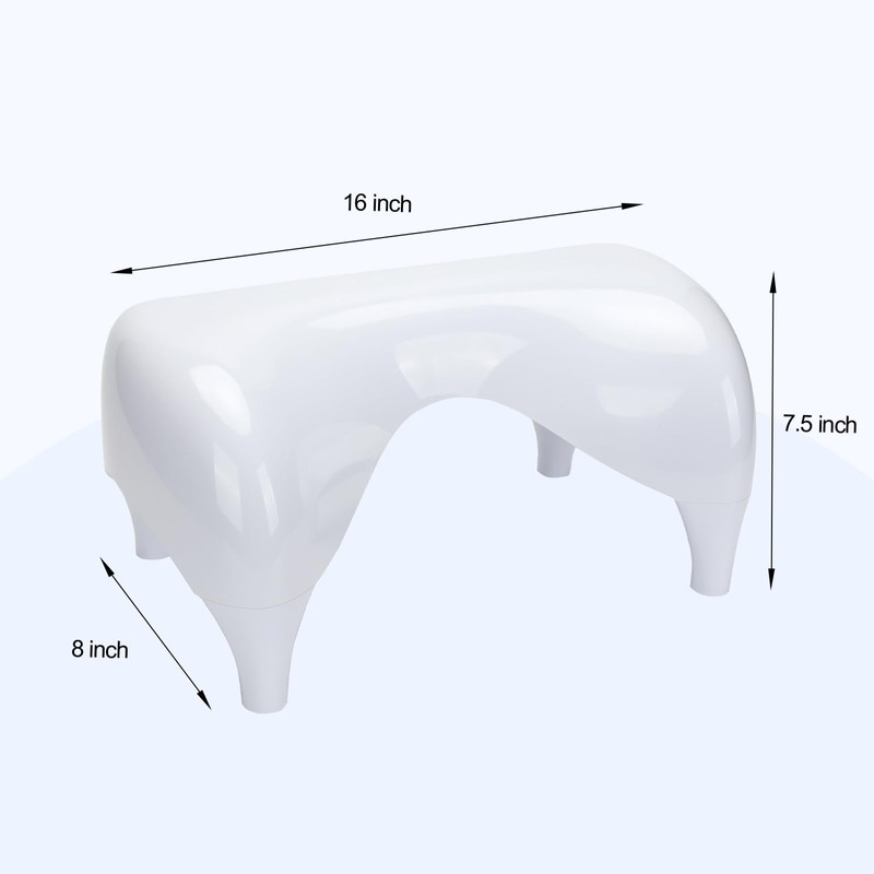 STARWISH Toilet Stool for The Bathroom, Squatting Position Helps Improves