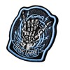 Hang Loose Skeleton Shaka Embroidery Morale Patch - Hook and