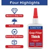 60g(2.12 oz) Gap Filler Thick Super Glue Premium Adhesive,CA Glue