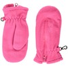 maximo Girls Fleece Mitts Winter Gloves Fuchsia 1, fuchsia