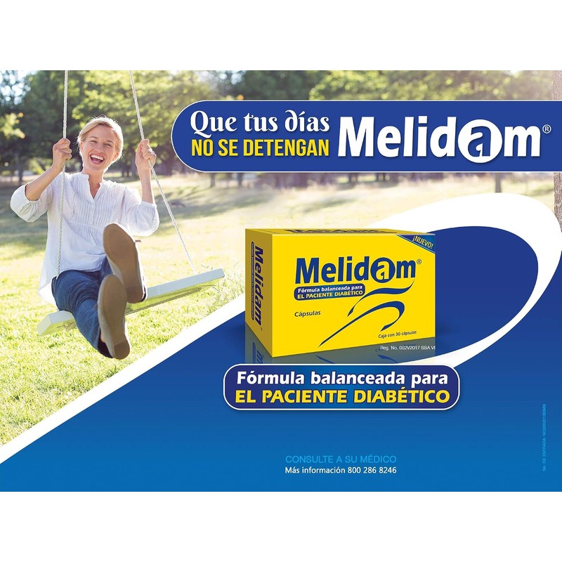 Melidam Caps 30, color, 30 count, pack of/paquete de 1