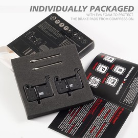 CNCLOL Bike Brake Pads for Shimano Deore XT LX SLX M535 M595 M596 M765 M775 M776 M585 XTR M965 M966 M975 Hone Alfine Saint,Resin 2 pairs