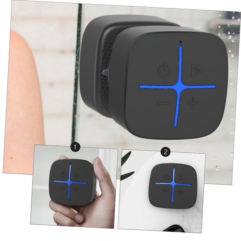 TEHAUX Bathroom Speaker with Suction Cup Mini Wireless Sound System
