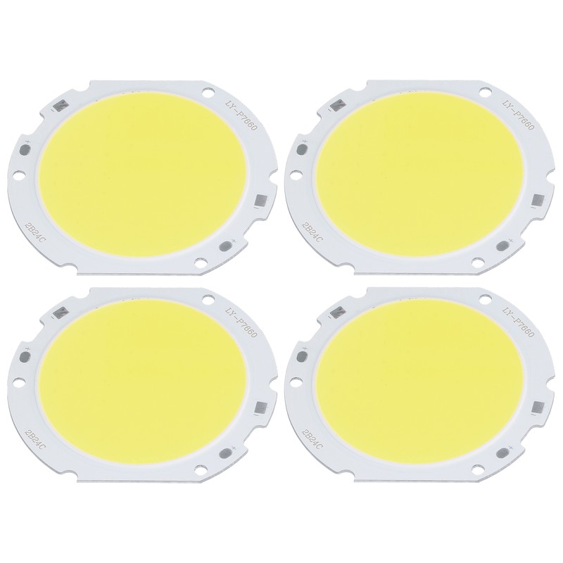 4PCS 75mm Round COB Lamp Bead High Power LED Chip