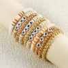 MAMA Beaded Stretch Bracelets for Women Bohemian Summer Beach Stackable