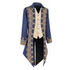 Crubelon Men Steampunk Medieval Jacket Gothic Victorian Frock Coat Uniform