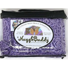 'NUGGLEBUDDY New! Microwavable Moist Heat & Aromatherapy Organic Rice Pack-Cold Pack. Gorgeous Lavender Succulent Fabric Infused with Sweet Lavender Aromatherapy! Great Gift Idea!