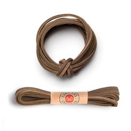 108" Premium Leather Boot Lace in Desert Brown - Premium Quality and Strength